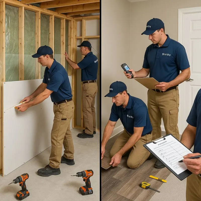 Repairs and Reconstruction process in Camp Pendleton South, CA